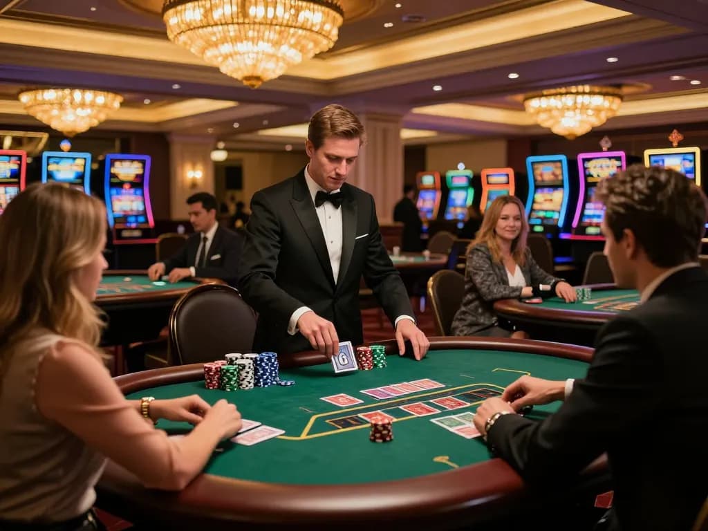 Players experience an exciting blackjack game at GG88 casino with vibrant gameplay.