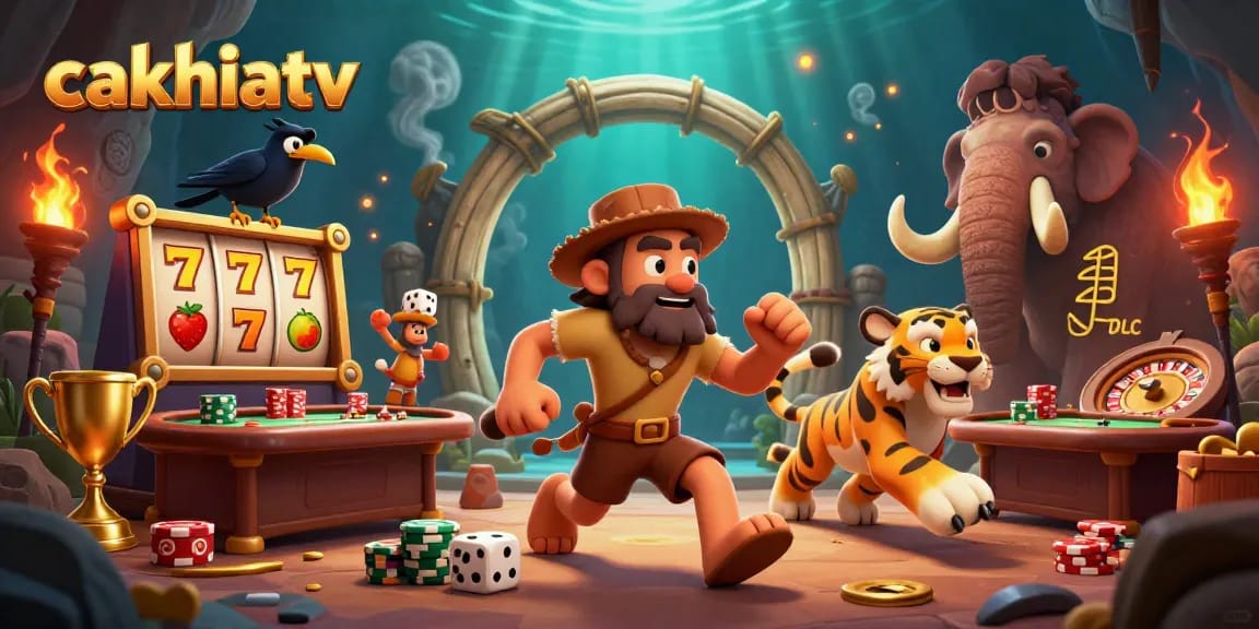 Engage in thrilling prehistoric casino adventures with cakhiatv, featuring unique characters and dynamic games.