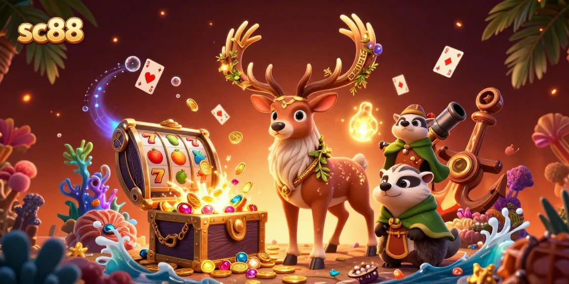 Experience thrilling adventures with sc88 through colorful slot adventures and magical characters.