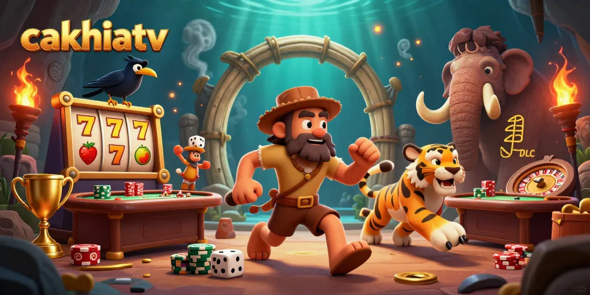 Engage in thrilling prehistoric casino adventures with cakhiatv, featuring unique characters and dynamic games.