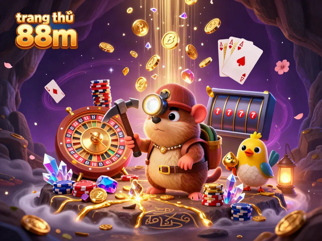 Experience the excitement of gambling with legendary treasures at trang chủ 88m as the miner discovers hidden gems.