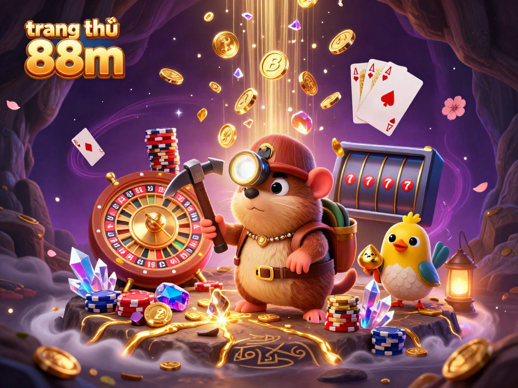 Experience the excitement of gambling with legendary treasures at trang chủ 88m as the miner discovers hidden gems.