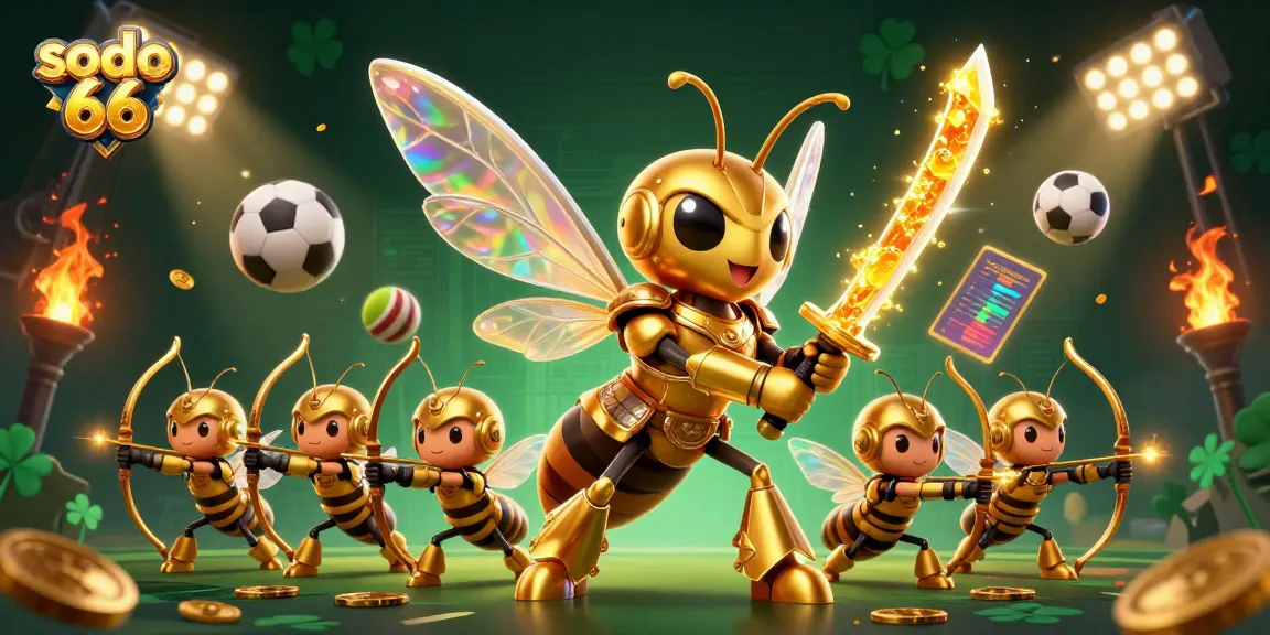 Engage with SODO 66's thrilling gaming experience filled with vibrant casino elements and dynamic characters.