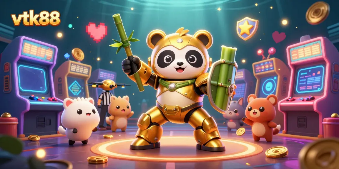 Experience the thrill of vtk88 casino with vibrant gaming elements and dynamic characters.