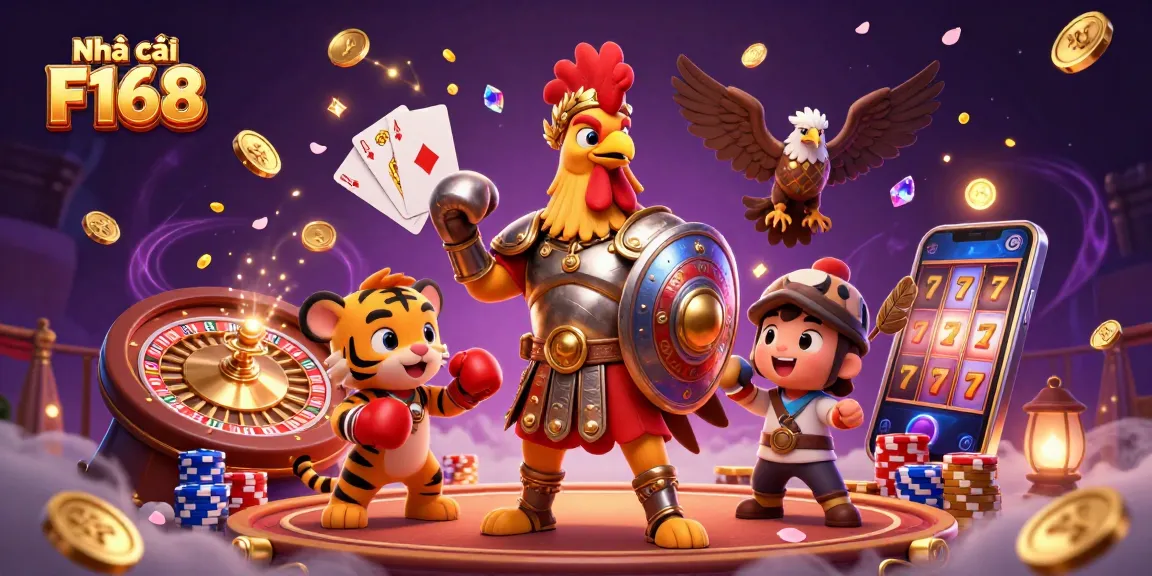 Engage with Nhà cái F168 in an exhilarating casino adventure featuring epic characters and game elements.