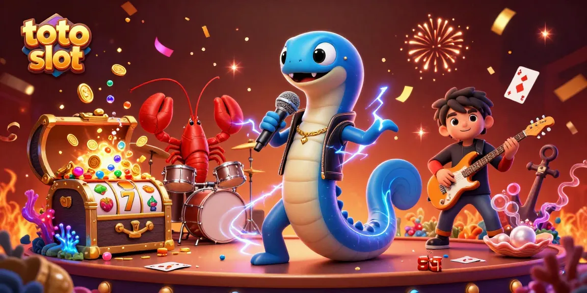 Experience the thrill of the toto slot as a DJ eel performs at an underwater casino