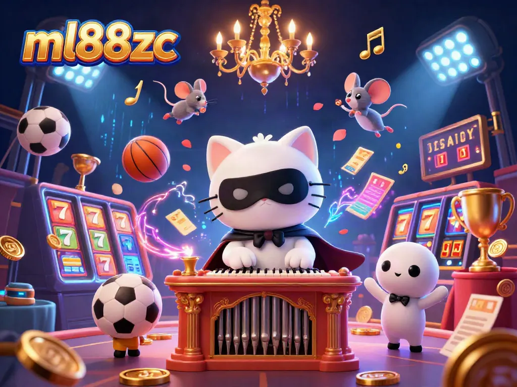 Win big at ml88zc with an exciting 3D casino scene showcasing games, sports, and vibrant energy.