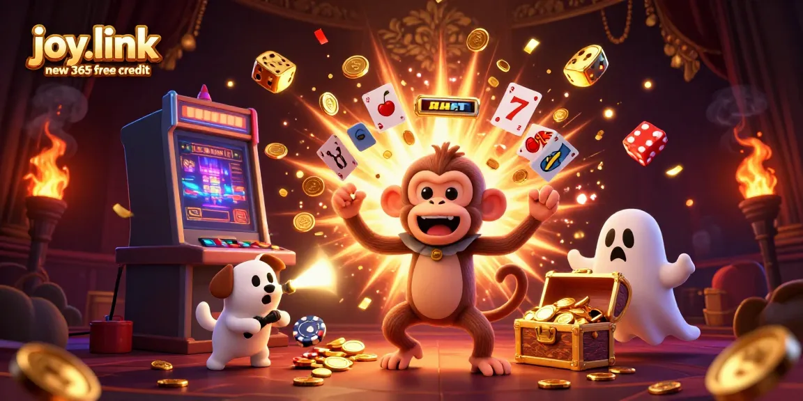Experience the thrills of joy.link new 365 free credit with playful casino scenes and exciting game elements.