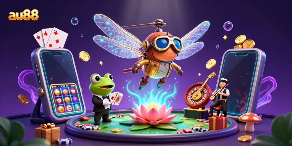 Experience big wins at au88 with animated casino action featuring vibrant characters and engaging gameplay.