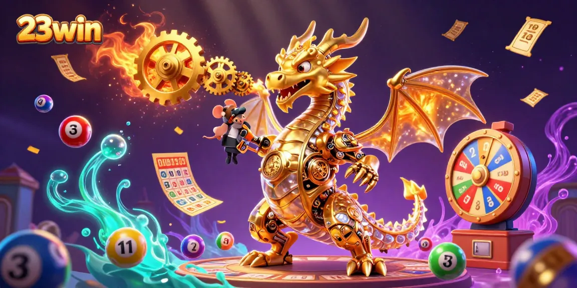 Experience thrilling moments at 23win with vibrant lottery balls and games.