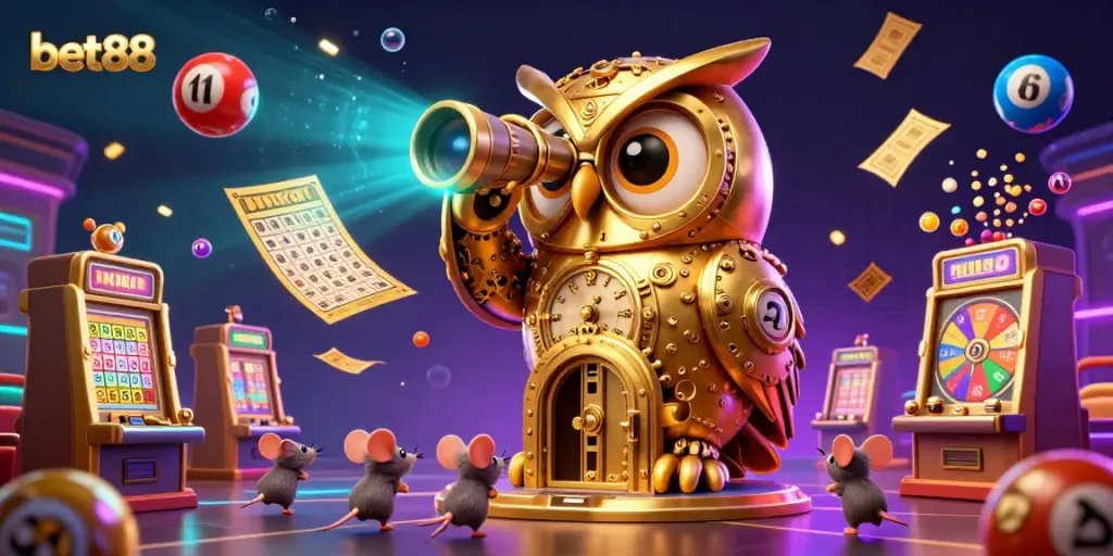 Experience the excitement of bet88 casino with dynamic characters and colorful gaming elements.